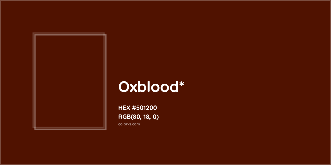 HEX #501200 Color Name, Color Code, Palettes, Similar Paints, Images