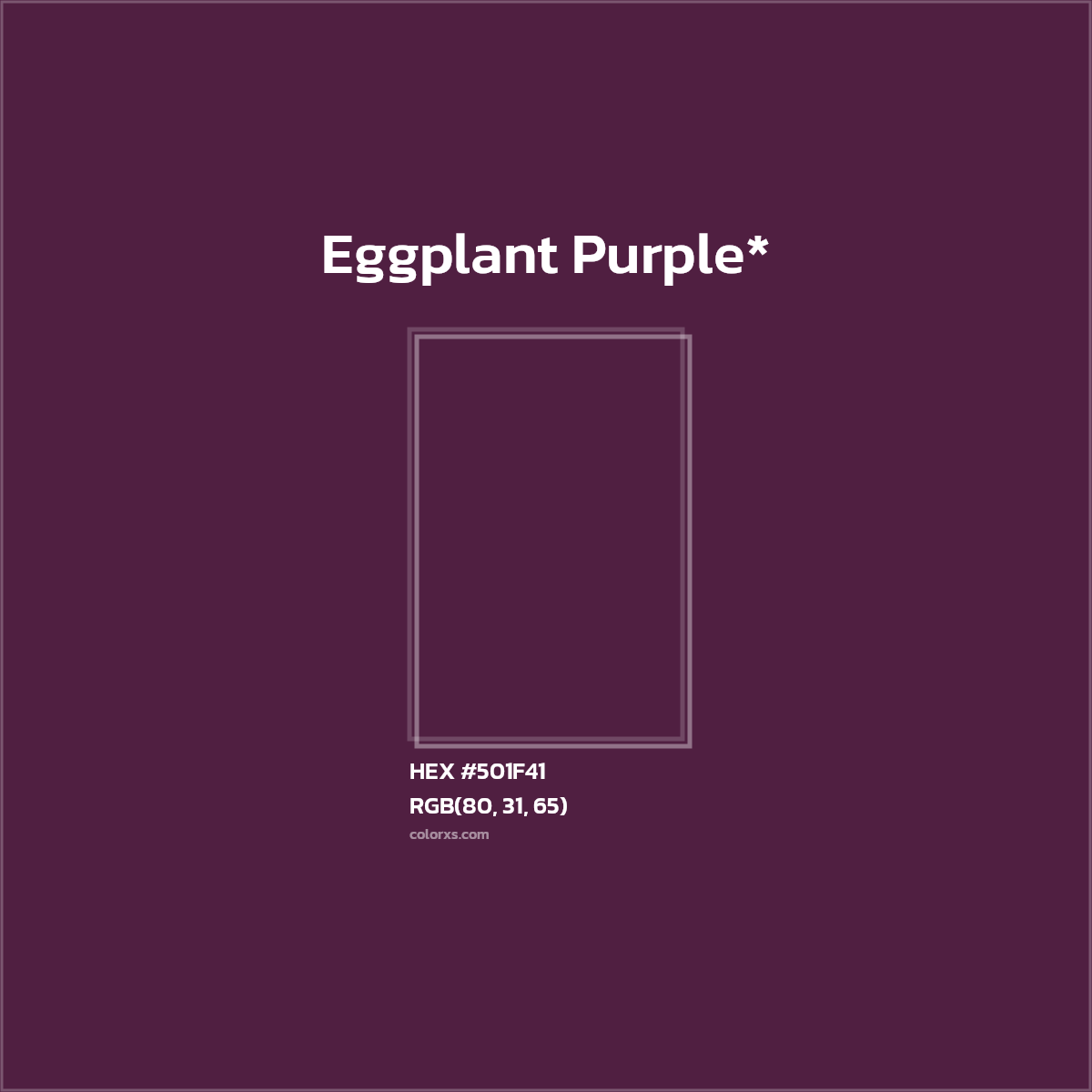 HEX #501F41 Color Name, Color Code, Palettes, Similar Paints, Images