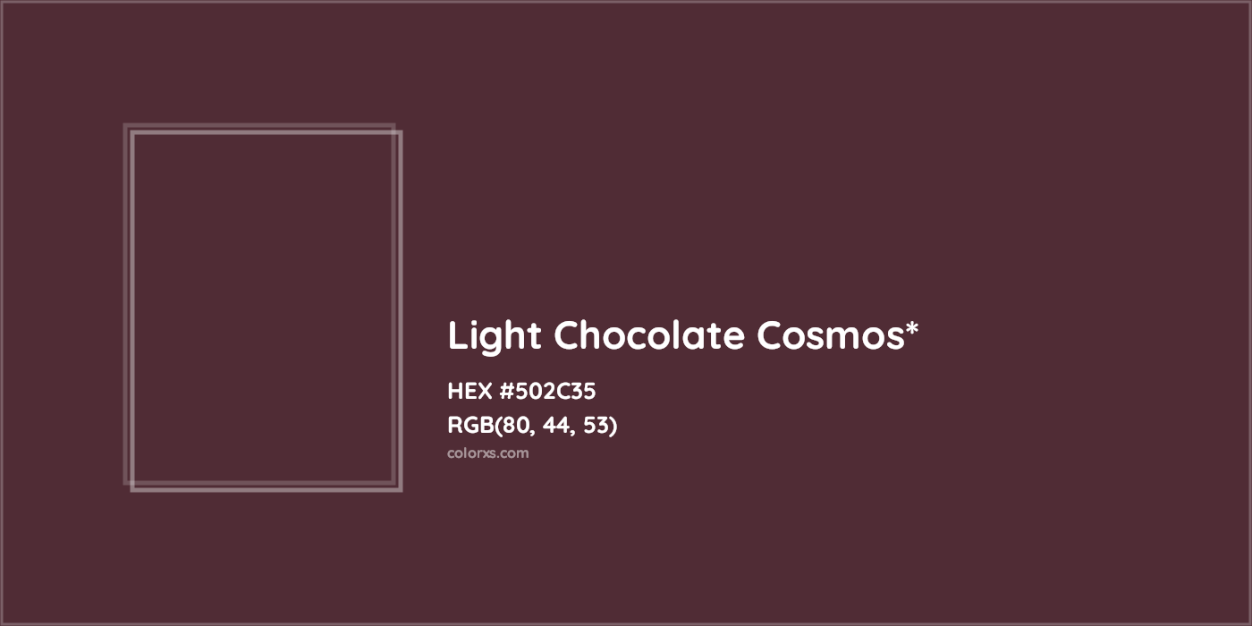 HEX #502C35 Color Name, Color Code, Palettes, Similar Paints, Images