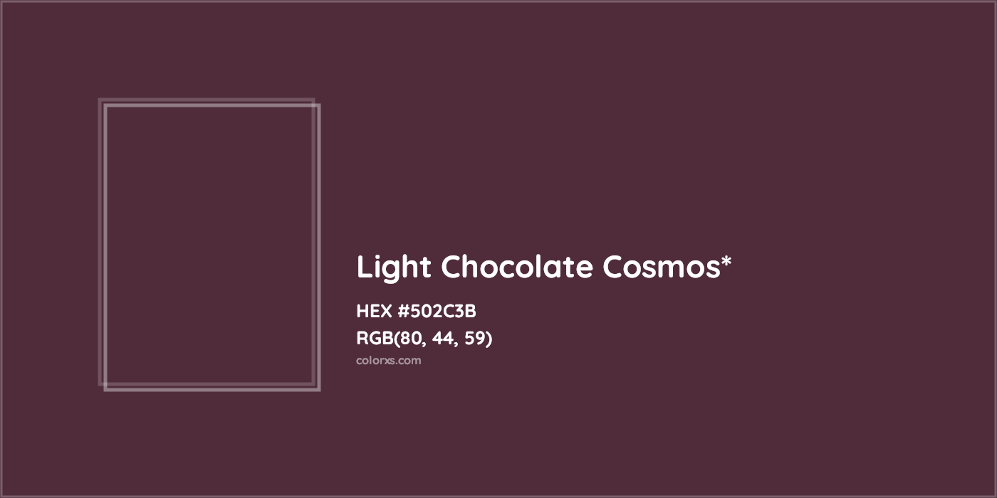HEX #502C3B Color Name, Color Code, Palettes, Similar Paints, Images