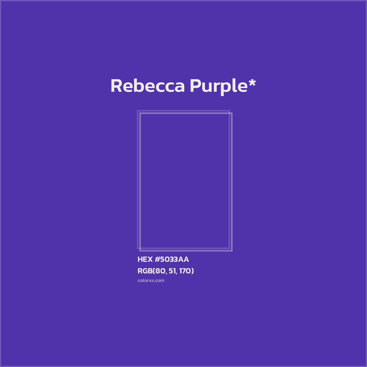 HEX #5033AA Color Name, Color Code, Palettes, Similar Paints, Images