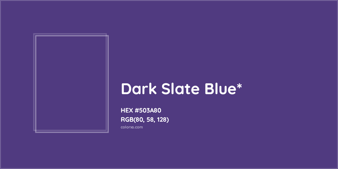 HEX #503A80 Color Name, Color Code, Palettes, Similar Paints, Images