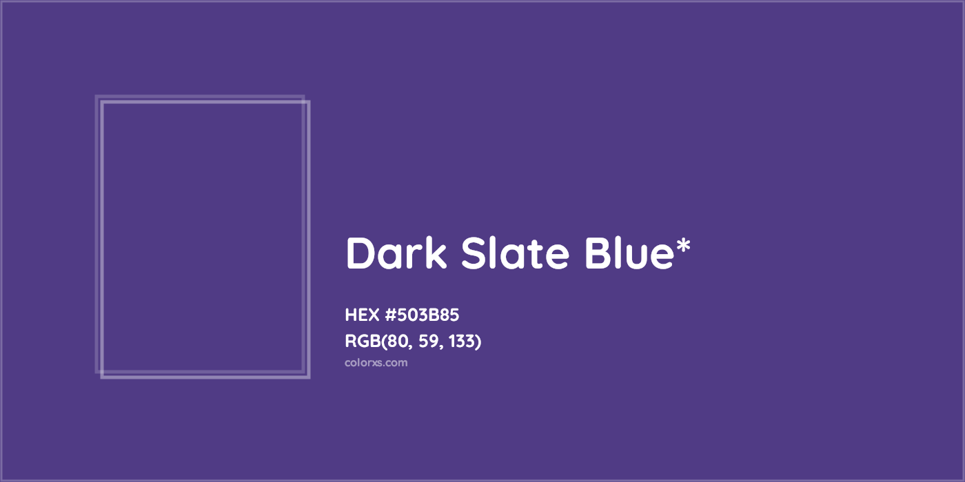 HEX #503B85 Color Name, Color Code, Palettes, Similar Paints, Images