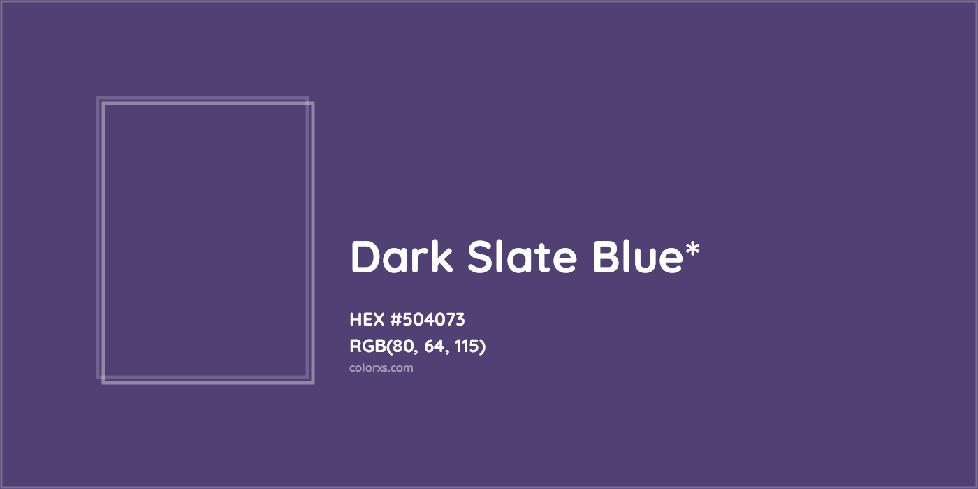 HEX #504073 Color Name, Color Code, Palettes, Similar Paints, Images
