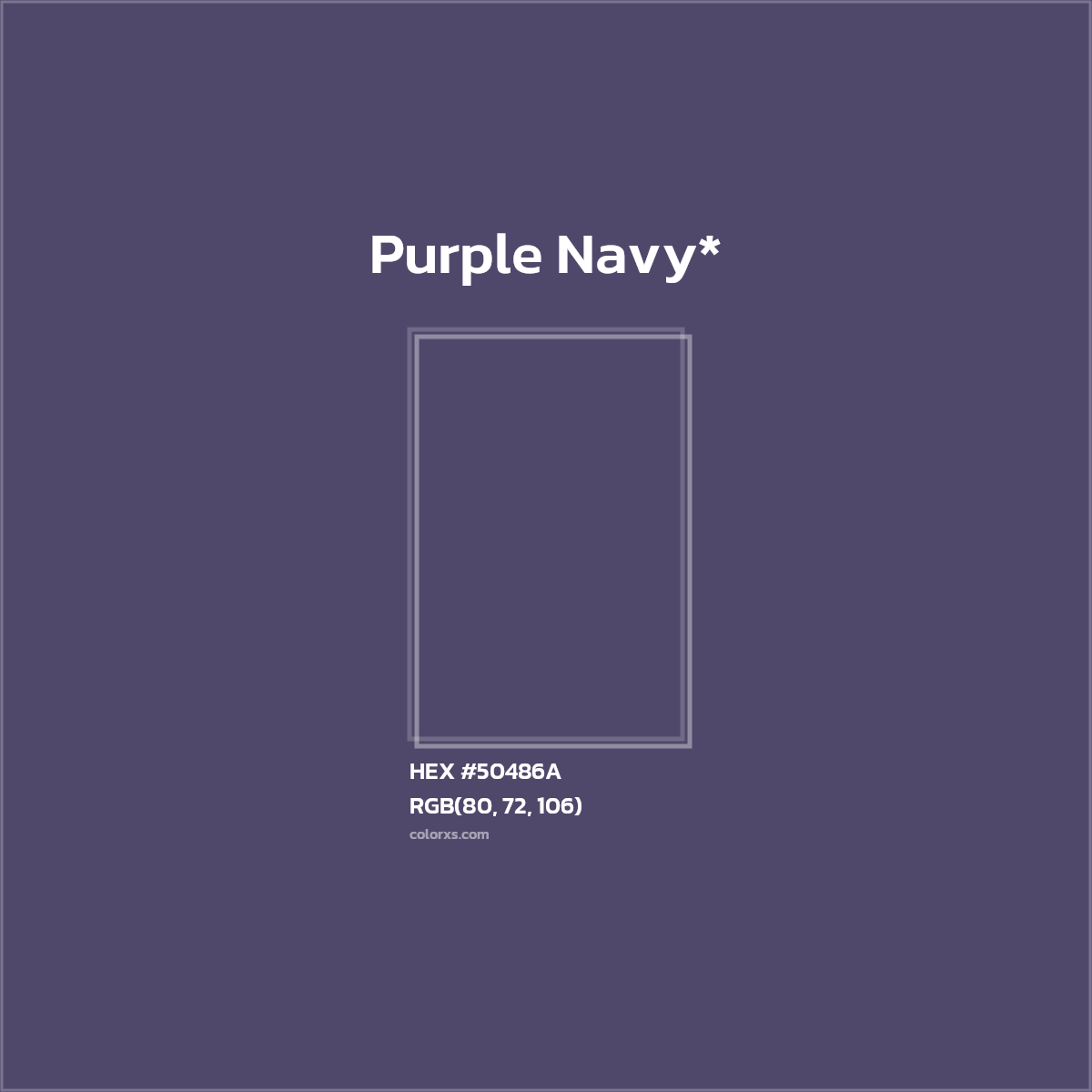HEX #50486A Color Name, Color Code, Palettes, Similar Paints, Images