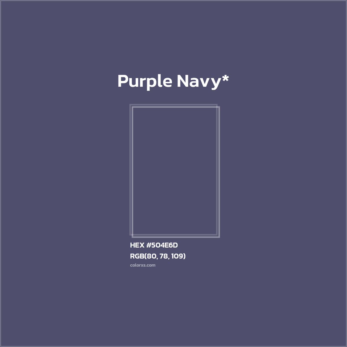 HEX #504E6D Color Name, Color Code, Palettes, Similar Paints, Images