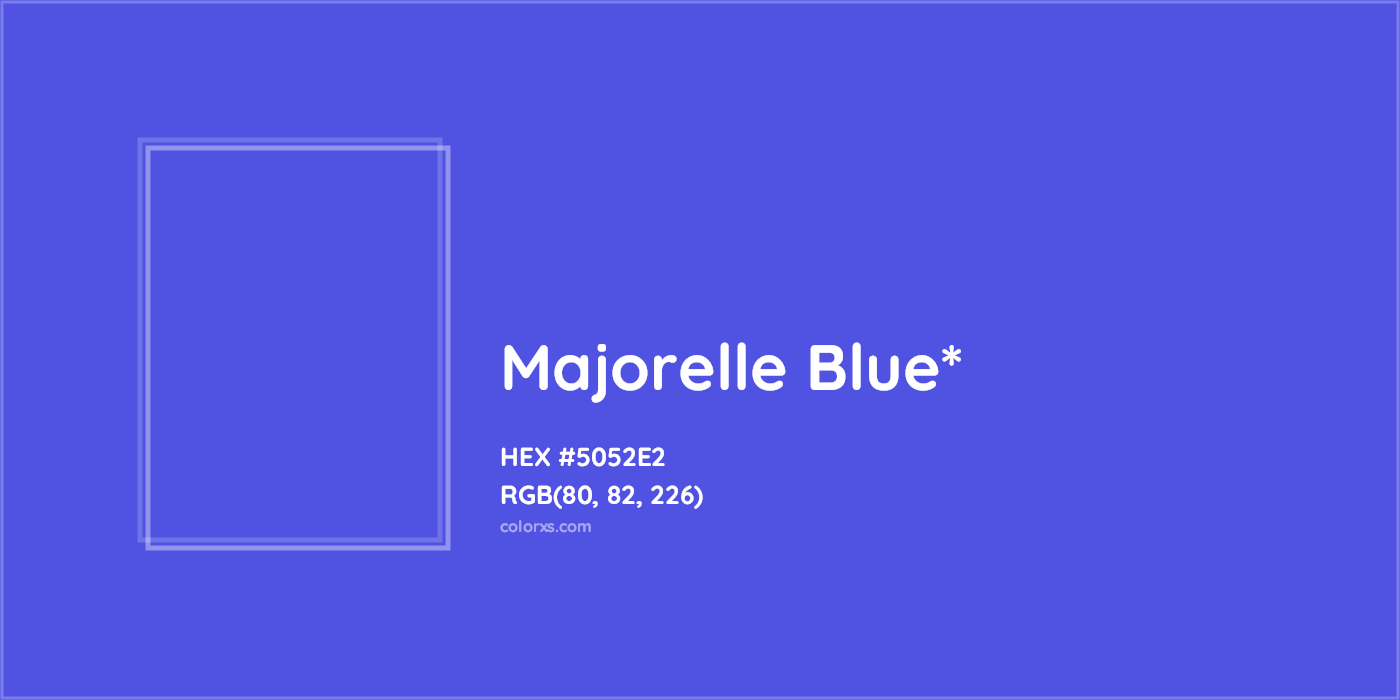 HEX #5052E2 Color Name, Color Code, Palettes, Similar Paints, Images