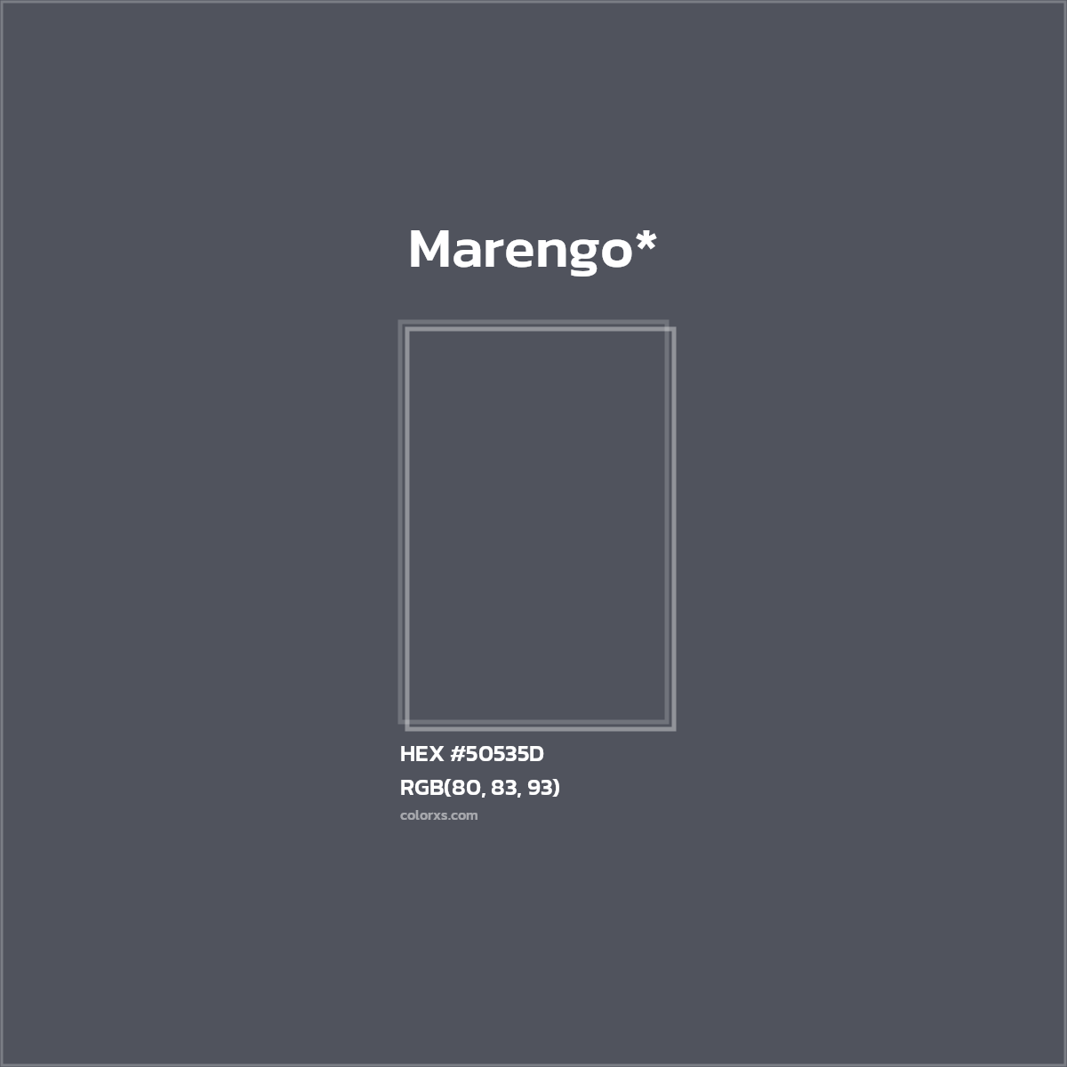HEX #50535D Color Name, Color Code, Palettes, Similar Paints, Images