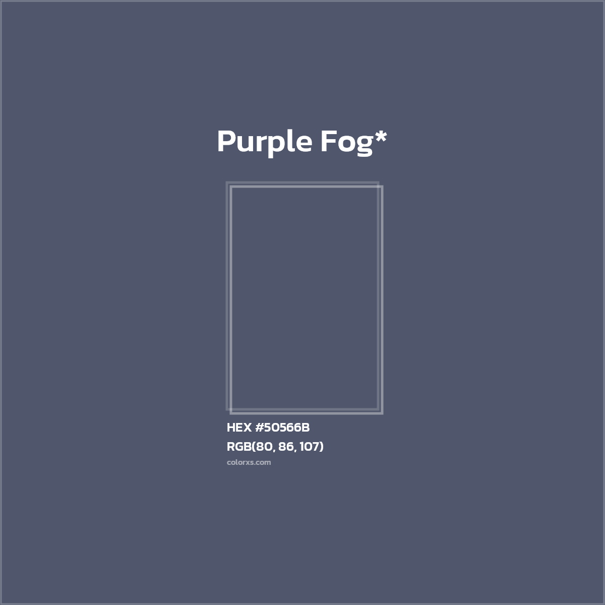 HEX #50566B Color Name, Color Code, Palettes, Similar Paints, Images