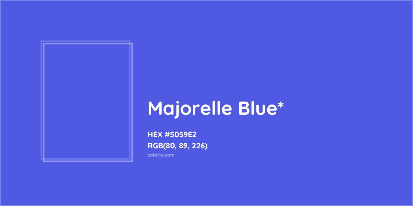 HEX #5059E2 Color Name, Color Code, Palettes, Similar Paints, Images