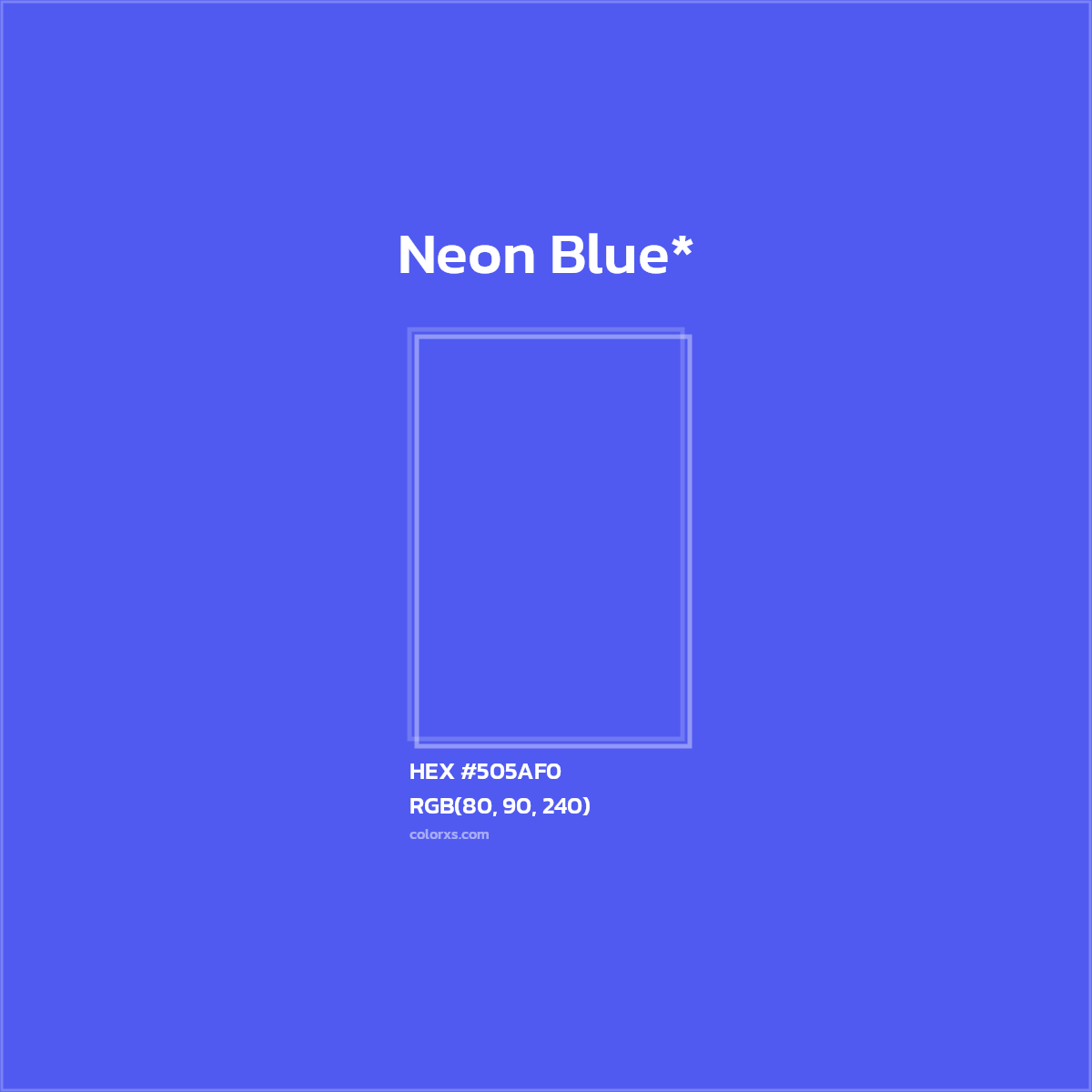 HEX #505AF0 Color Name, Color Code, Palettes, Similar Paints, Images