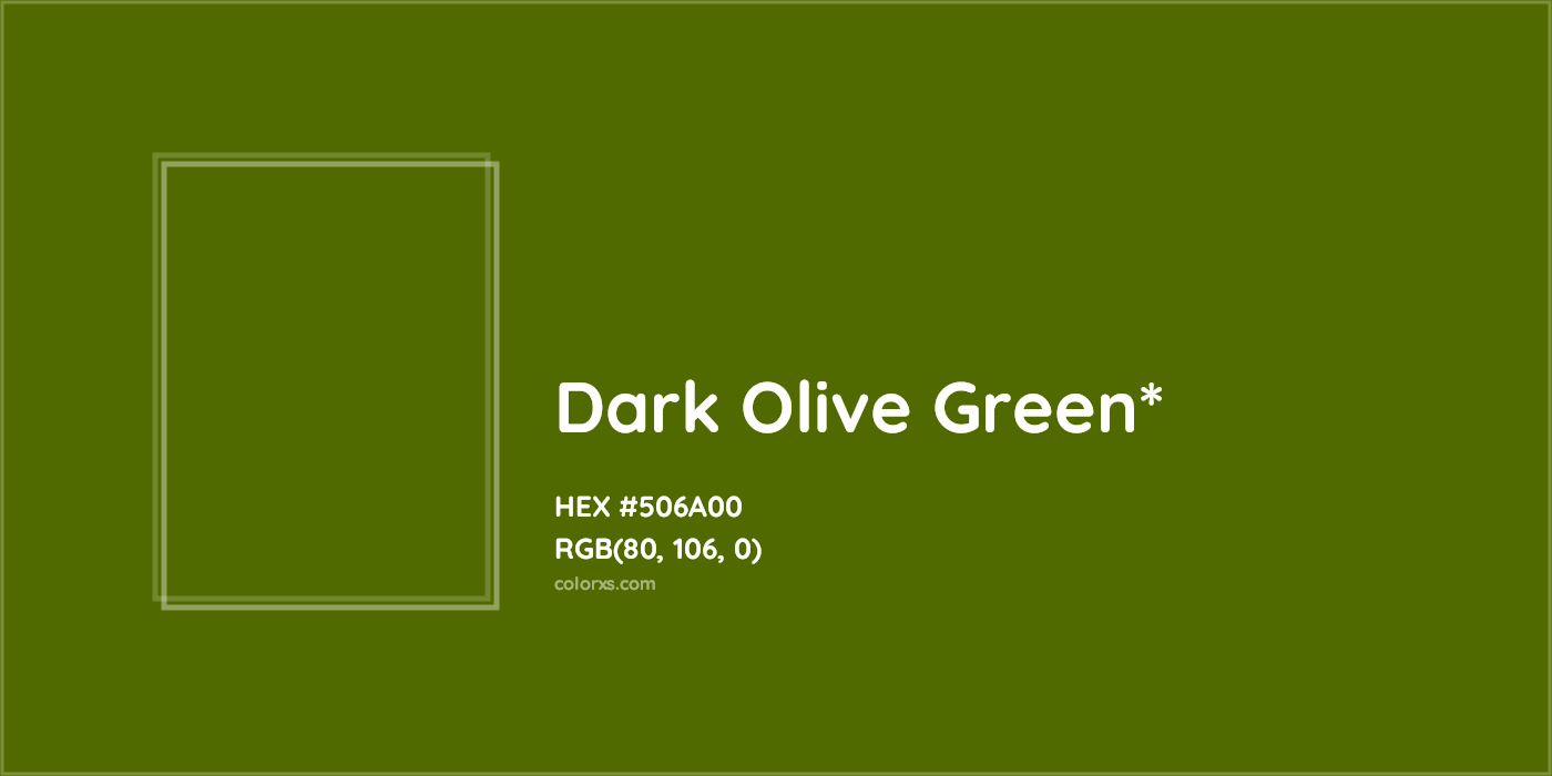 HEX #506A00 Color Name, Color Code, Palettes, Similar Paints, Images