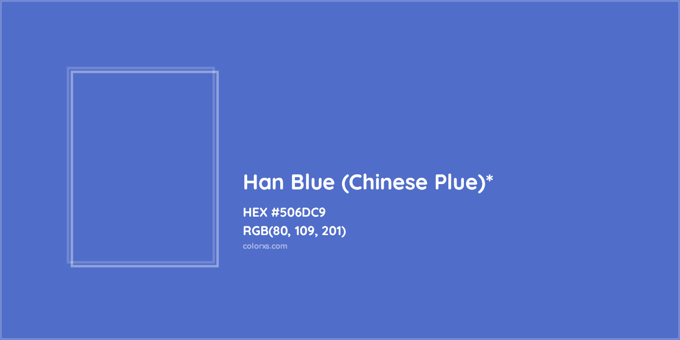 HEX #506DC9 Color Name, Color Code, Palettes, Similar Paints, Images