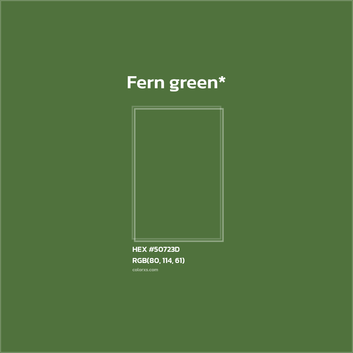HEX #50723D Color Name, Color Code, Palettes, Similar Paints, Images