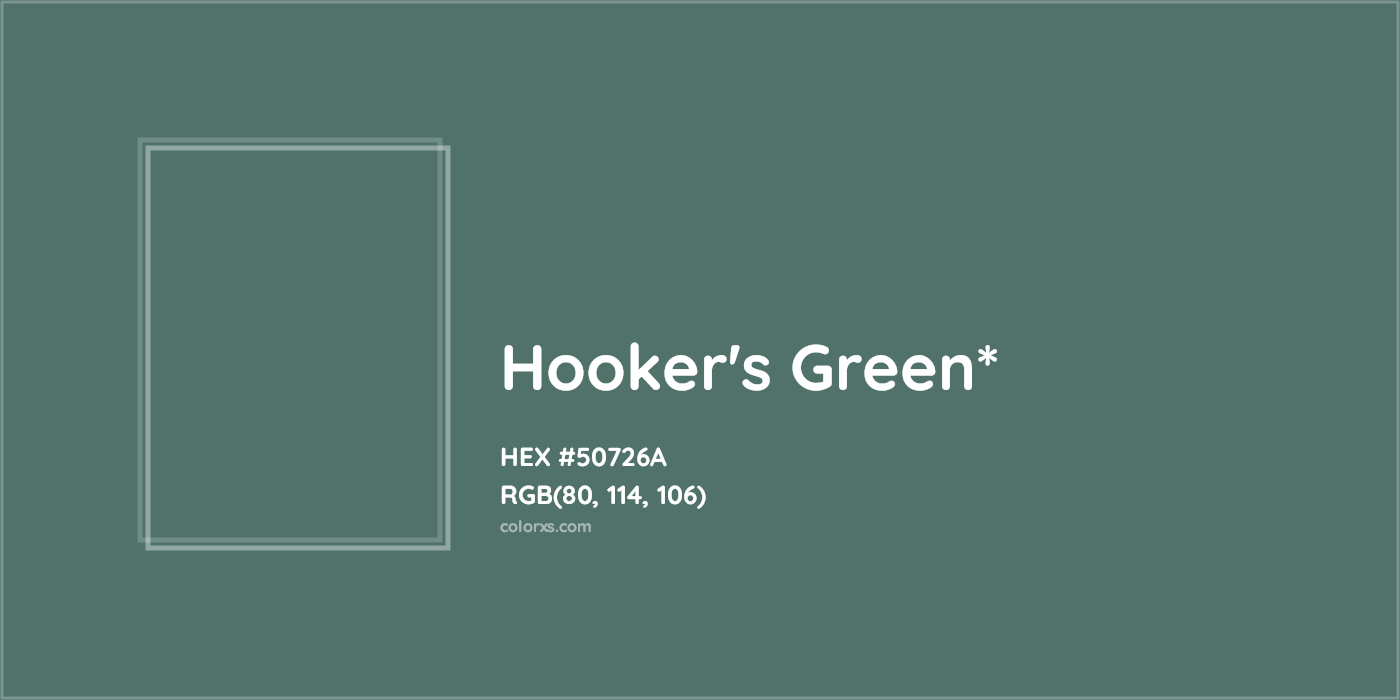 HEX #50726A Color Name, Color Code, Palettes, Similar Paints, Images