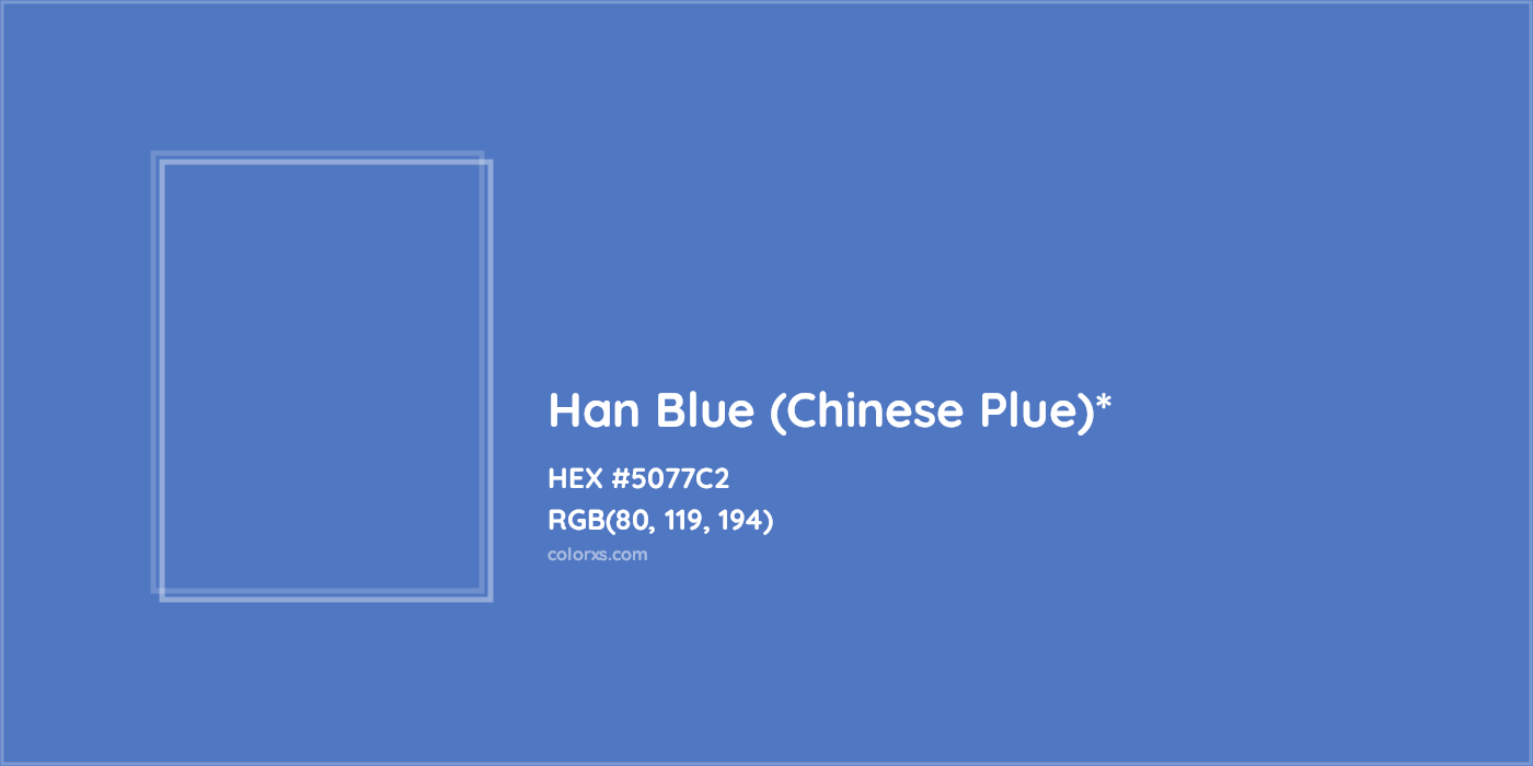 HEX #5077C2 Color Name, Color Code, Palettes, Similar Paints, Images