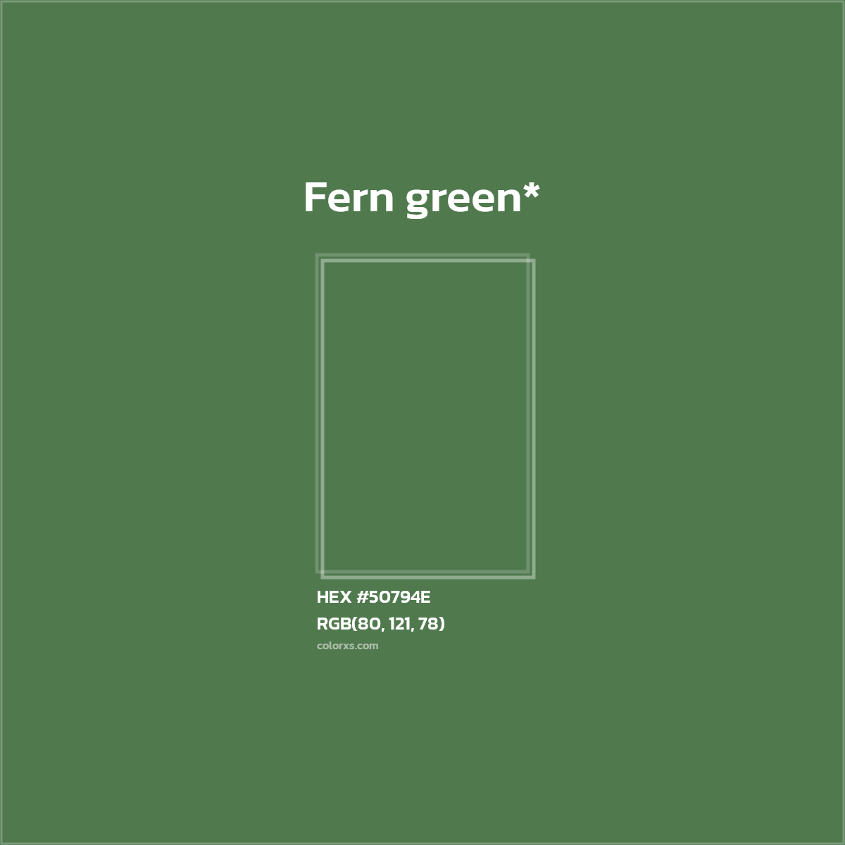 HEX #50794E Color Name, Color Code, Palettes, Similar Paints, Images