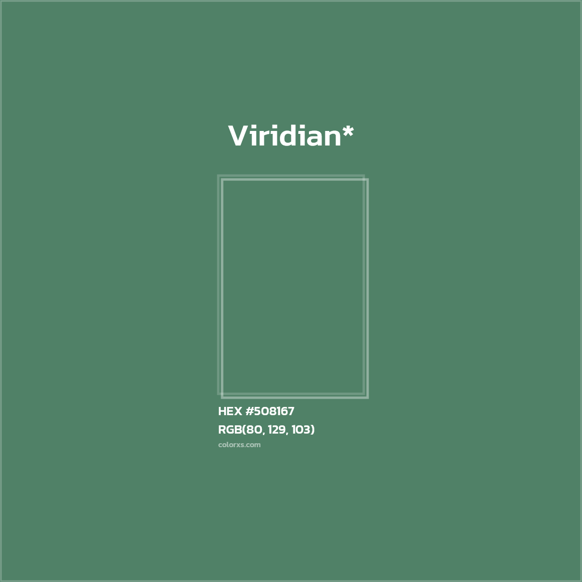 HEX #508167 Color Name, Color Code, Palettes, Similar Paints, Images