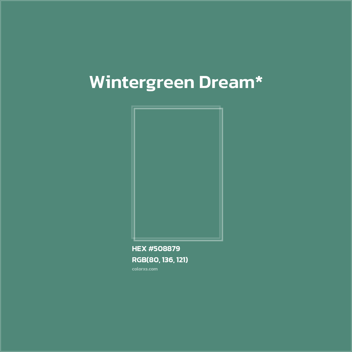 HEX #508879 Color Name, Color Code, Palettes, Similar Paints, Images