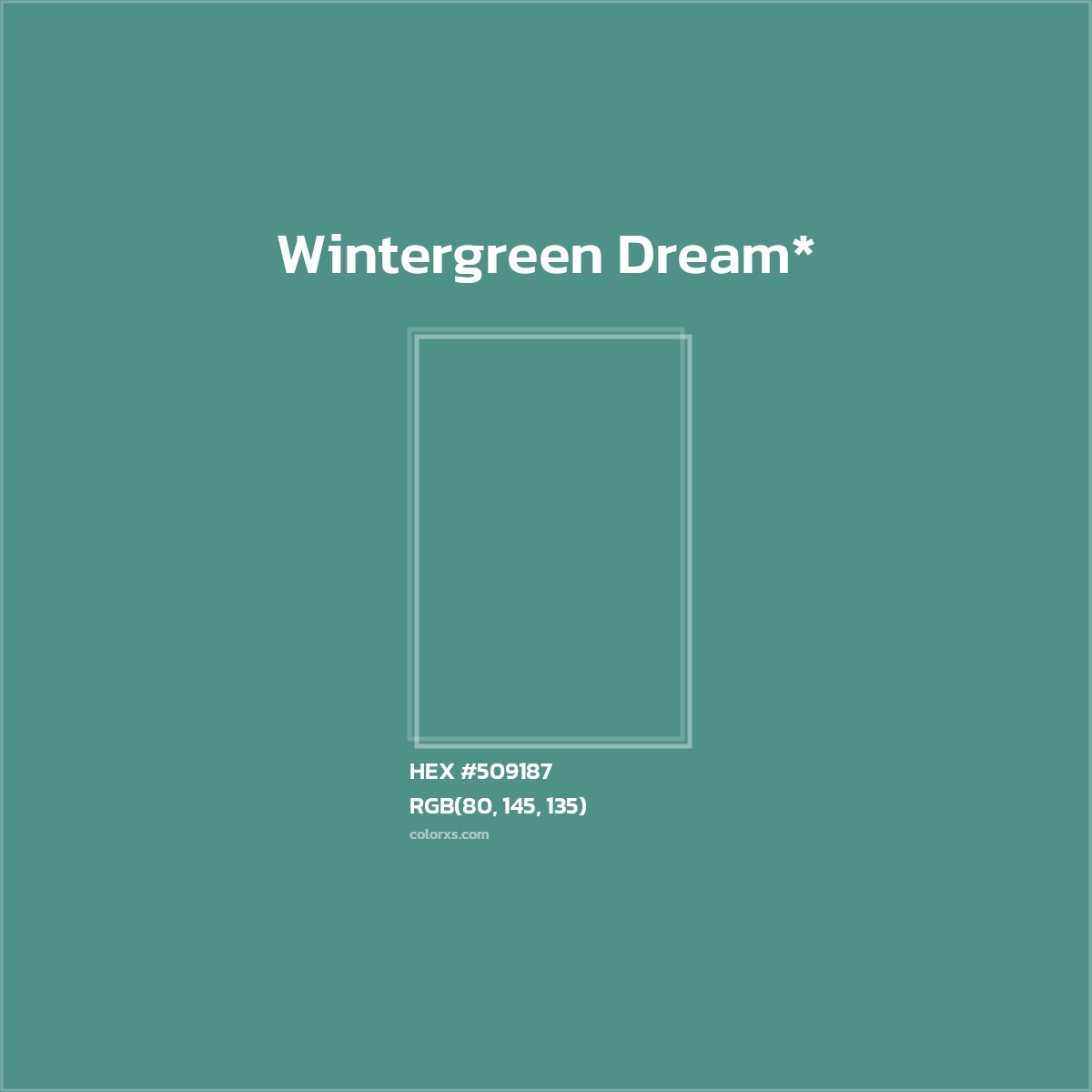 HEX #509187 Color Name, Color Code, Palettes, Similar Paints, Images