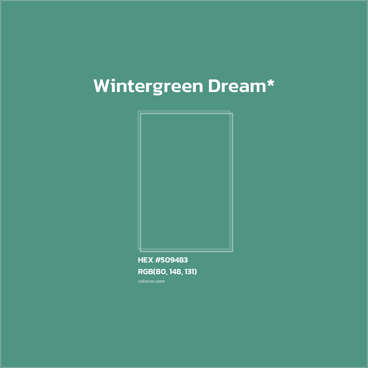 HEX #509483 Color Name, Color Code, Palettes, Similar Paints, Images