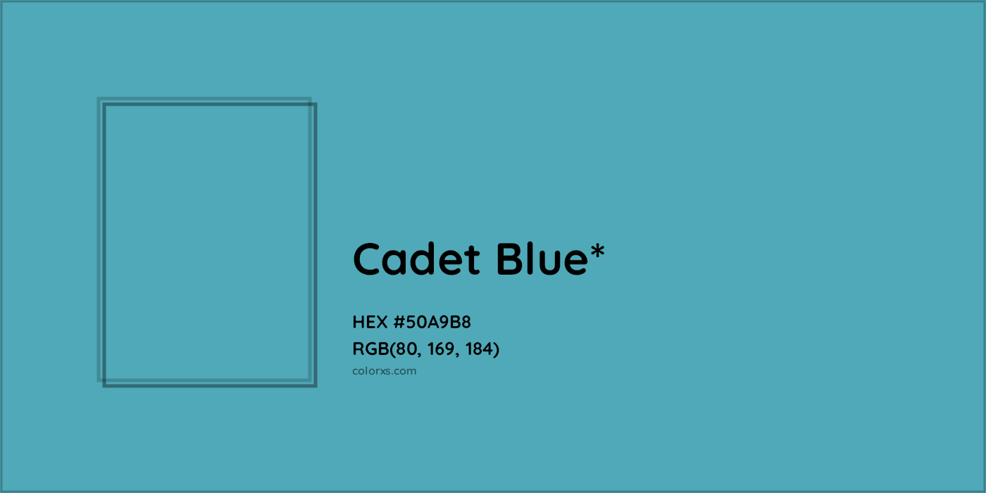 HEX #50A9B8 Color Name, Color Code, Palettes, Similar Paints, Images