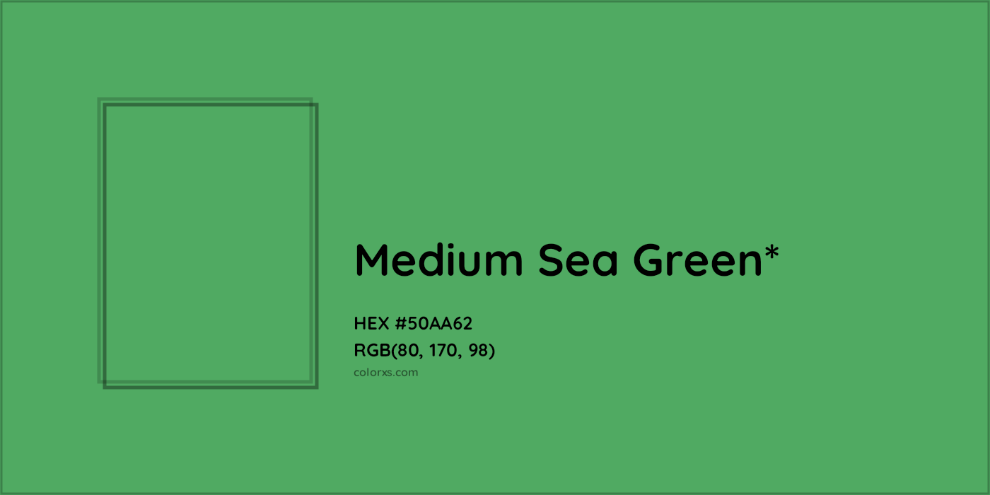 HEX #50AA62 Color Name, Color Code, Palettes, Similar Paints, Images