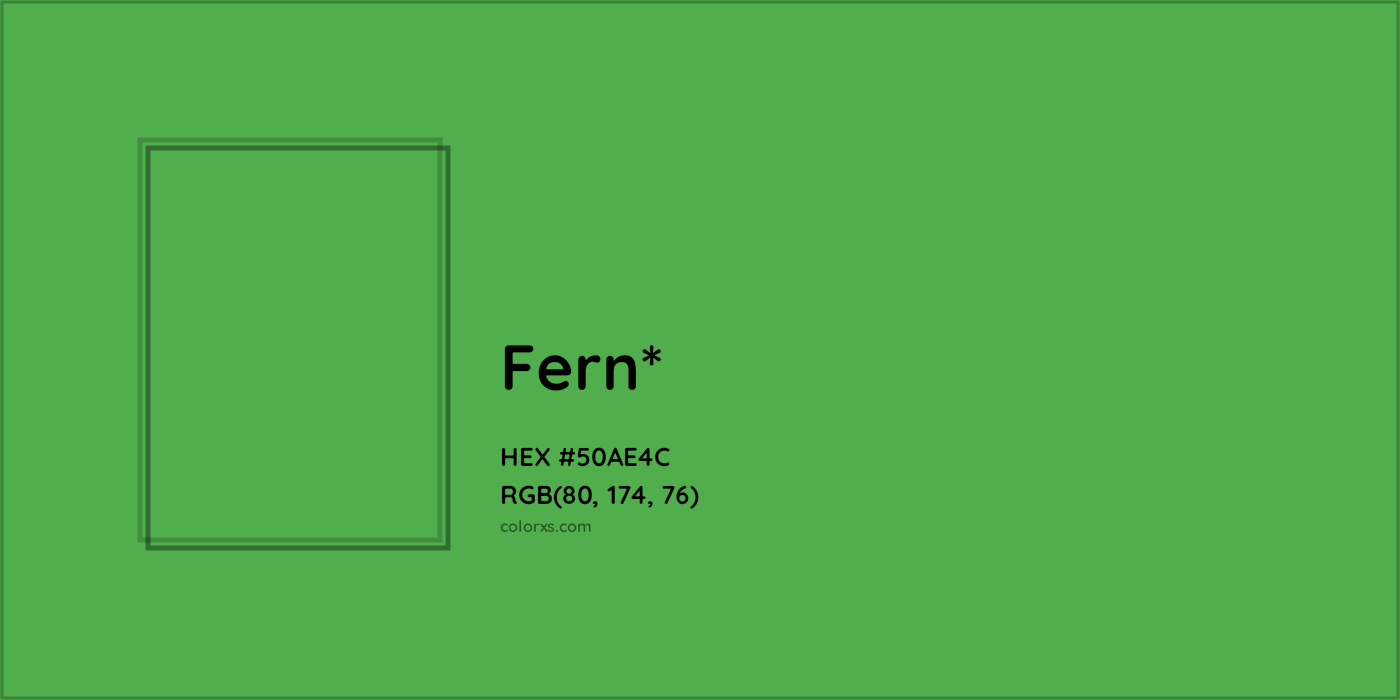 HEX #50AE4C Color Name, Color Code, Palettes, Similar Paints, Images
