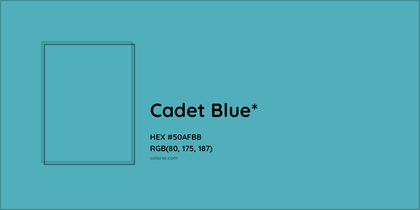 HEX #50AFBB Color Name, Color Code, Palettes, Similar Paints, Images