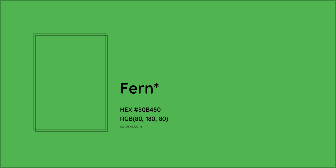 HEX #50B450 Color Name, Color Code, Palettes, Similar Paints, Images