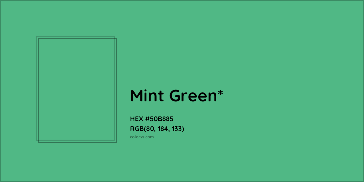 HEX #50B885 Color Name, Color Code, Palettes, Similar Paints, Images