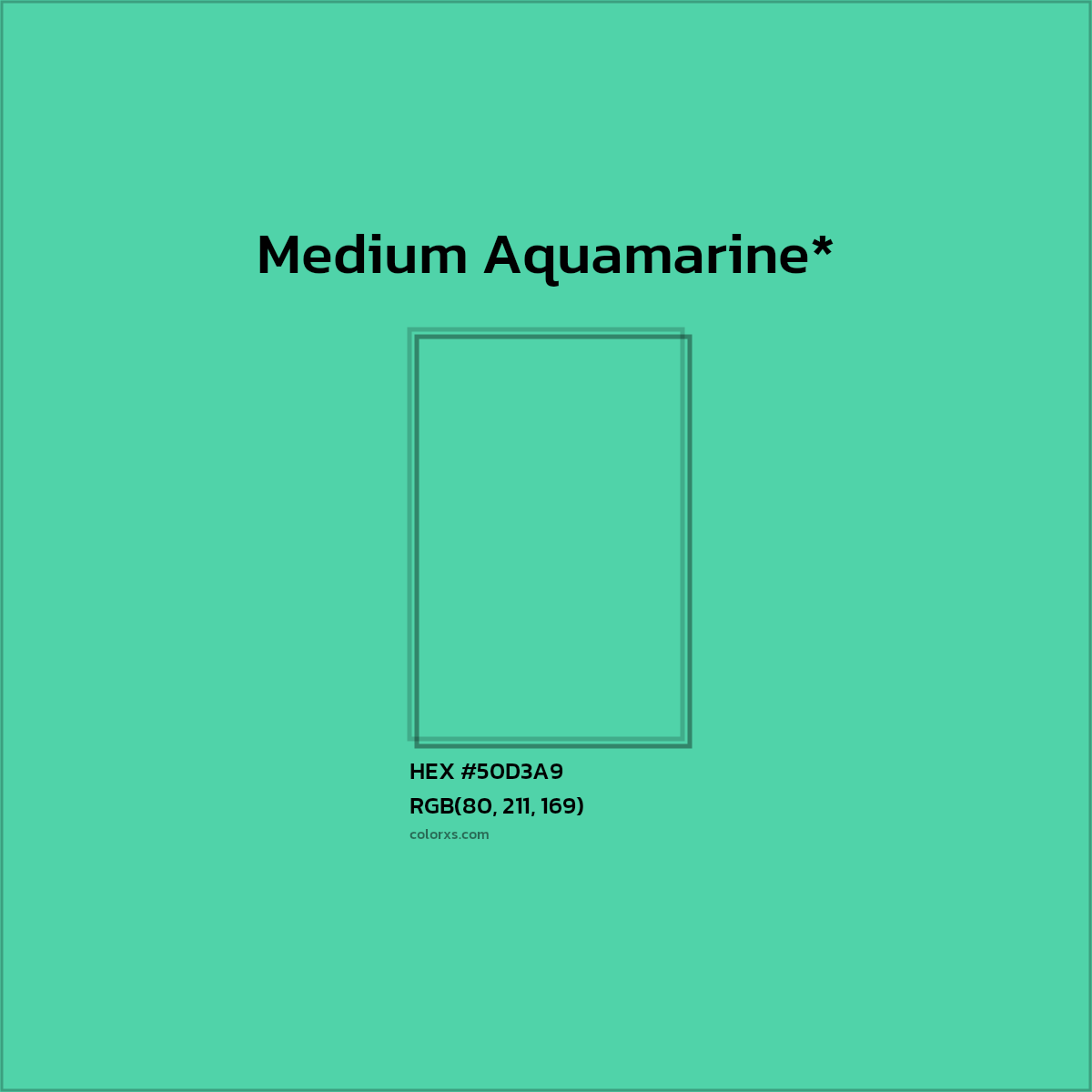 HEX #50D3A9 Color Name, Color Code, Palettes, Similar Paints, Images