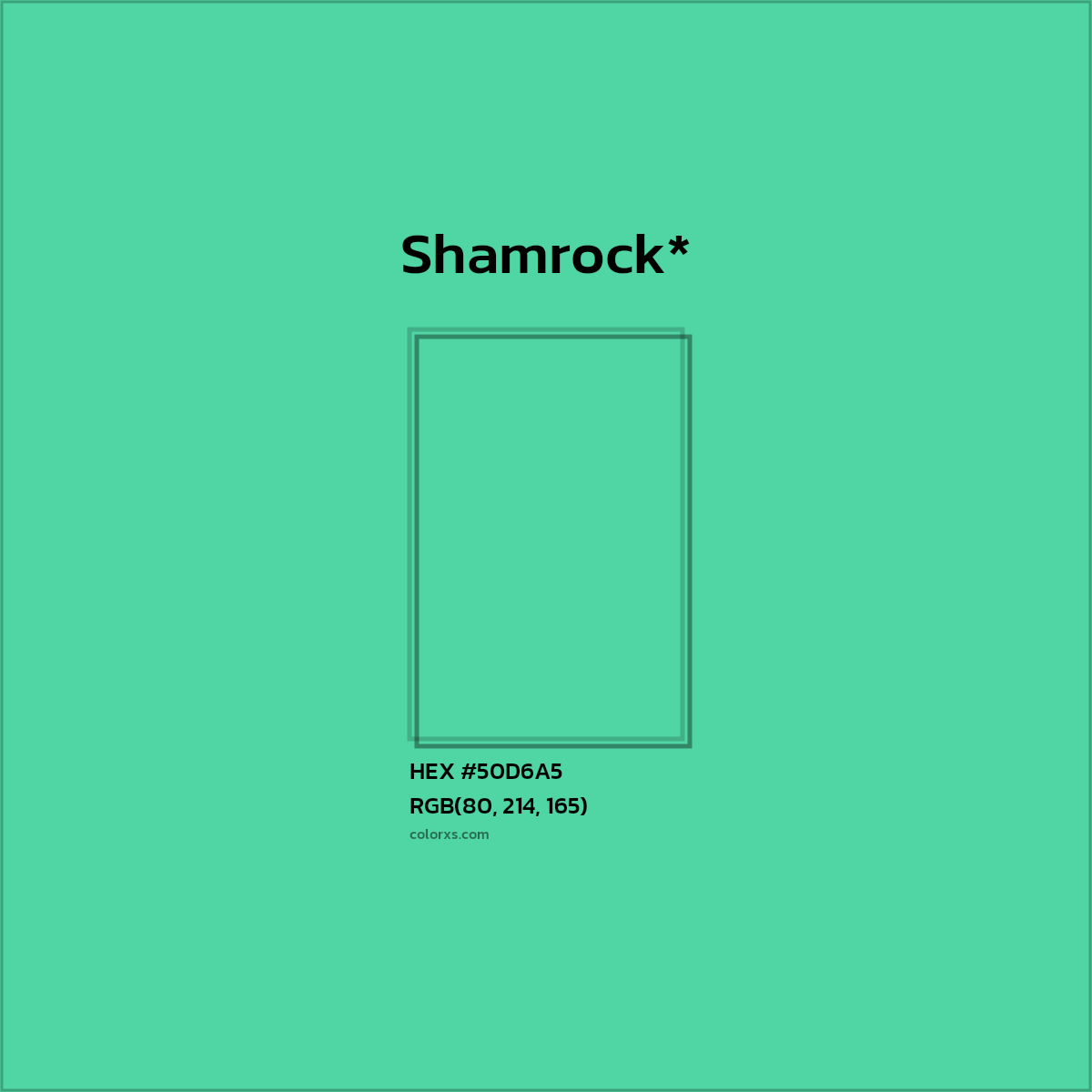 HEX #50D6A5 Color Name, Color Code, Palettes, Similar Paints, Images