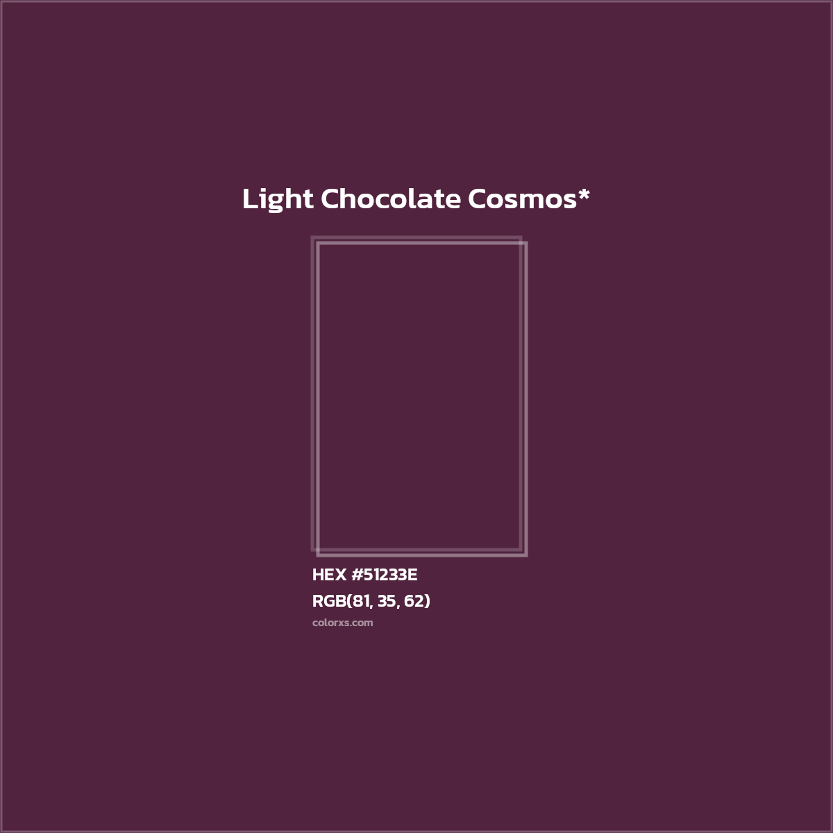 HEX #51233E Color Name, Color Code, Palettes, Similar Paints, Images