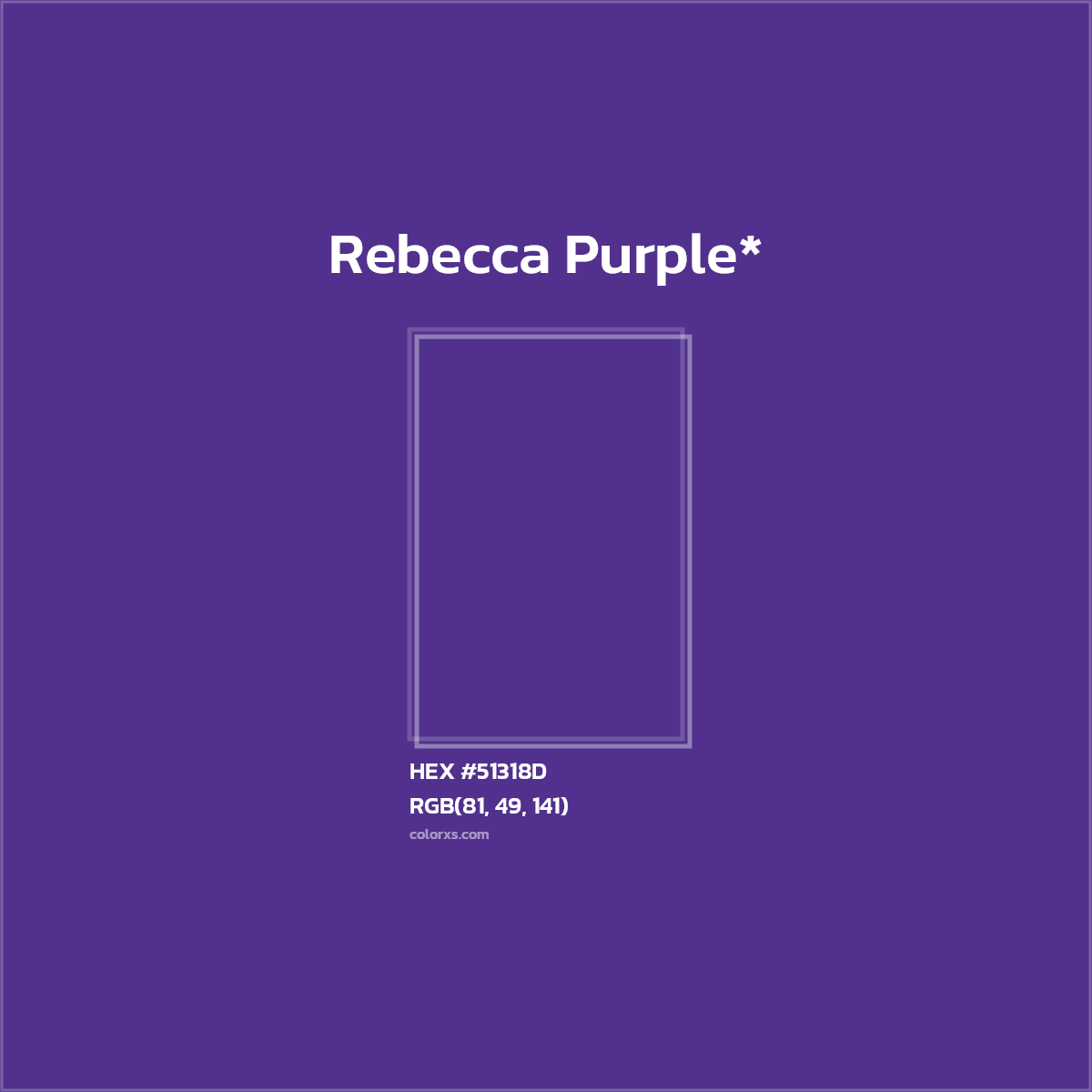 HEX #51318D Color Name, Color Code, Palettes, Similar Paints, Images