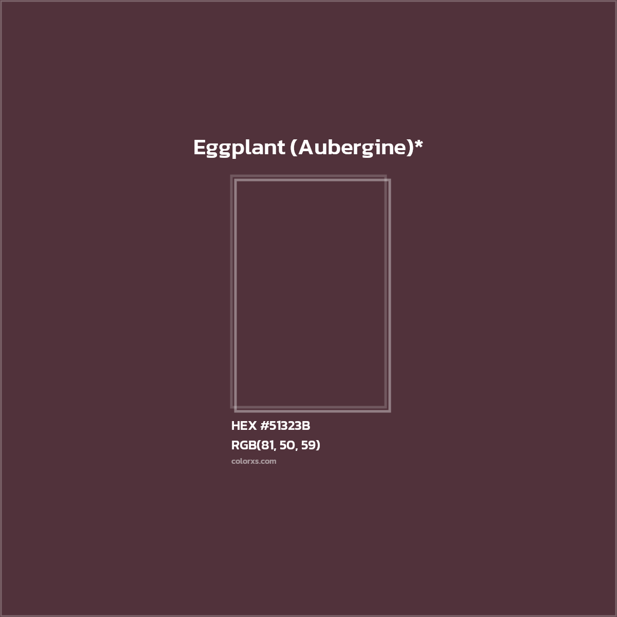 HEX #51323B Color Name, Color Code, Palettes, Similar Paints, Images