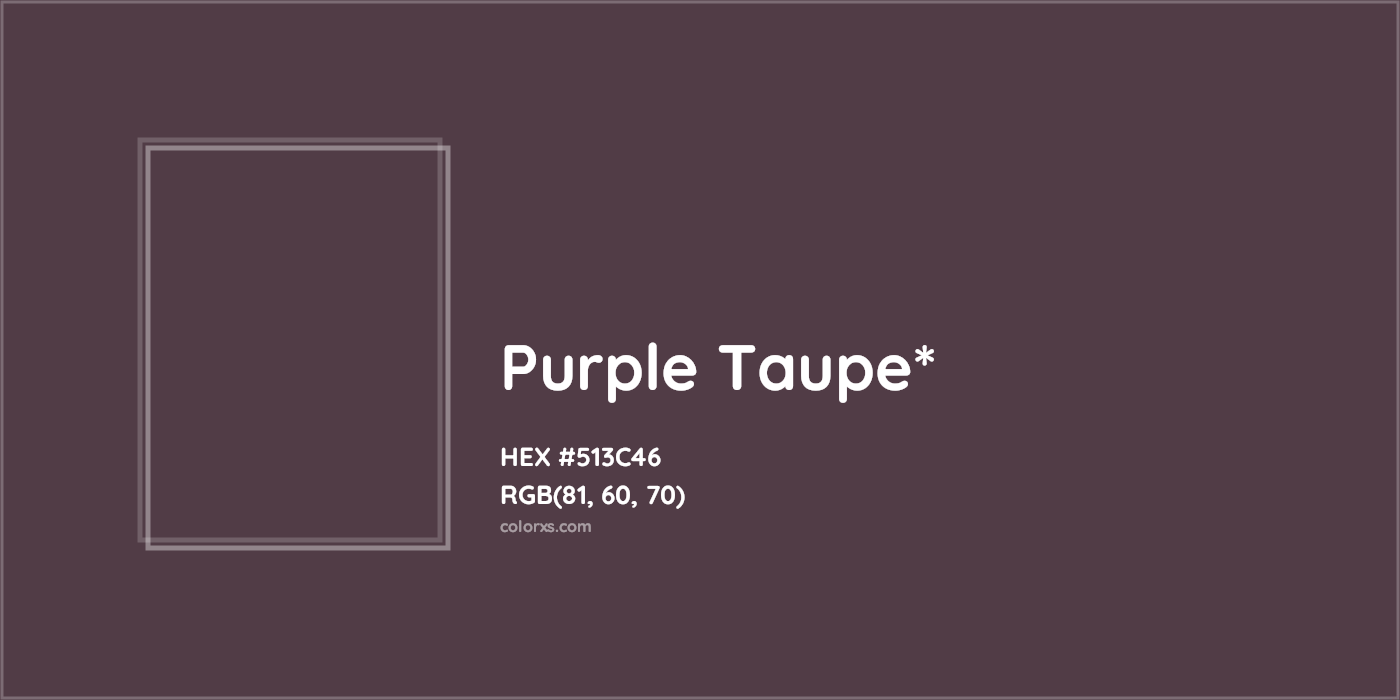 HEX #513C46 Color Name, Color Code, Palettes, Similar Paints, Images