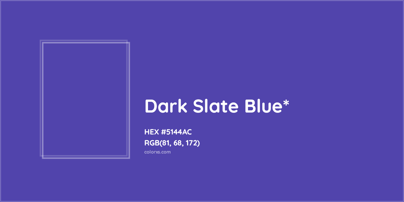 HEX #5144AC Color Name, Color Code, Palettes, Similar Paints, Images