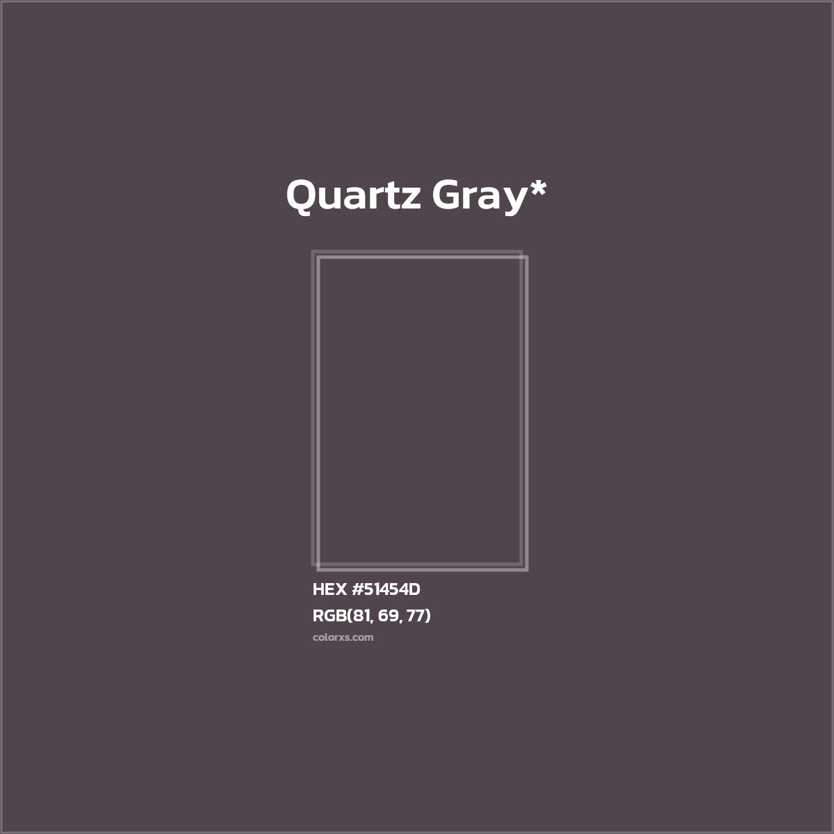 HEX #51454D Color Name, Color Code, Palettes, Similar Paints, Images