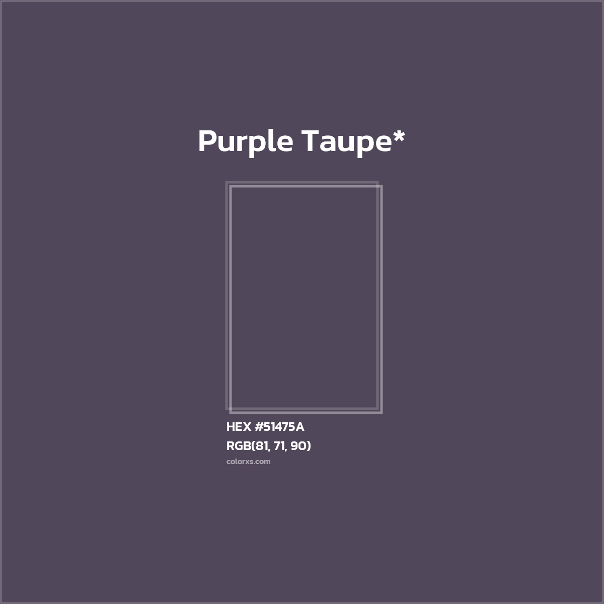 HEX #51475A Color Name, Color Code, Palettes, Similar Paints, Images