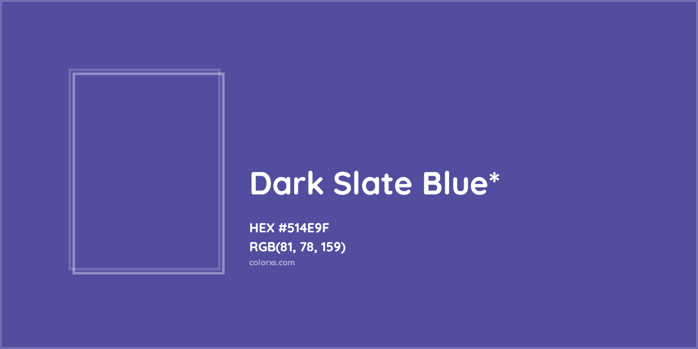 HEX #514E9F Color Name, Color Code, Palettes, Similar Paints, Images