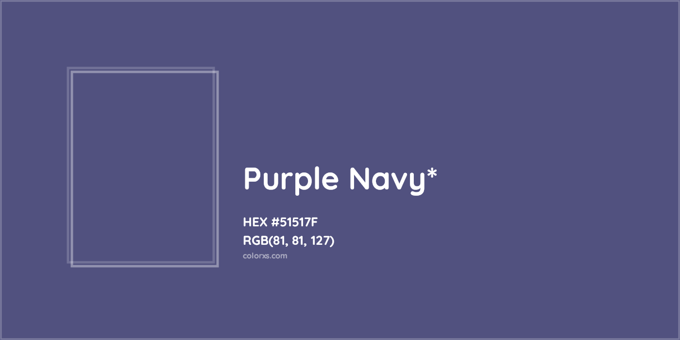 HEX #51517F Color Name, Color Code, Palettes, Similar Paints, Images