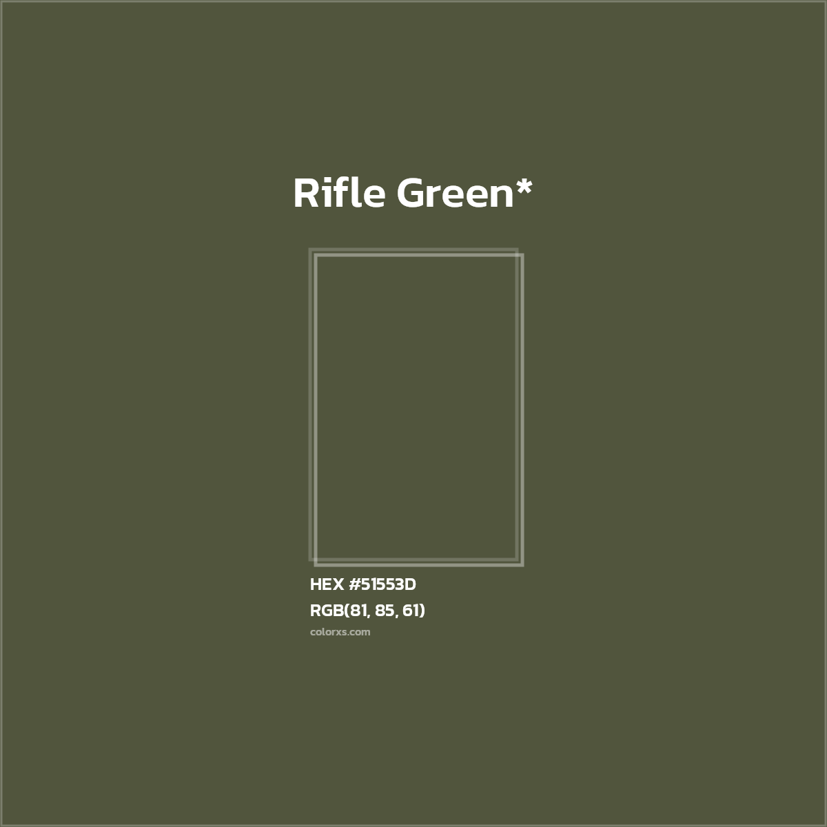 HEX #51553D Color Name, Color Code, Palettes, Similar Paints, Images