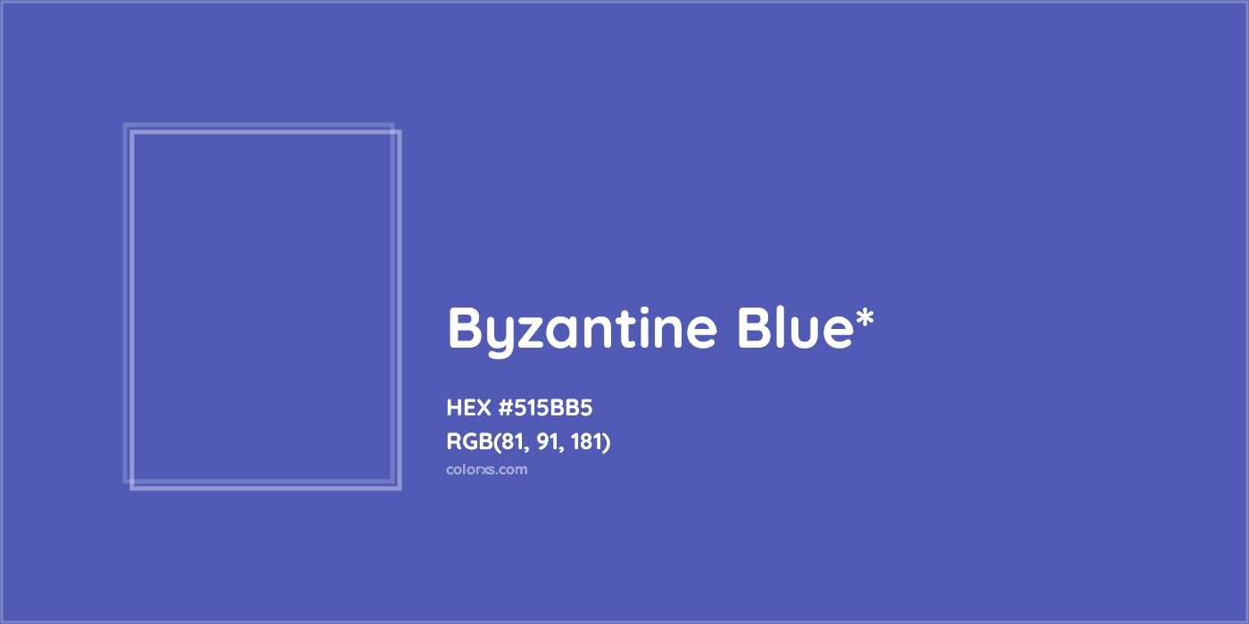 HEX #515BB5 Color Name, Color Code, Palettes, Similar Paints, Images