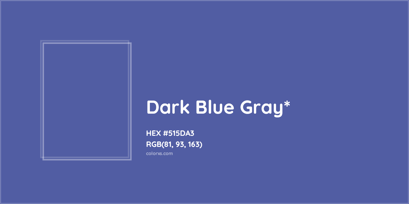 HEX #515DA3 Color Name, Color Code, Palettes, Similar Paints, Images