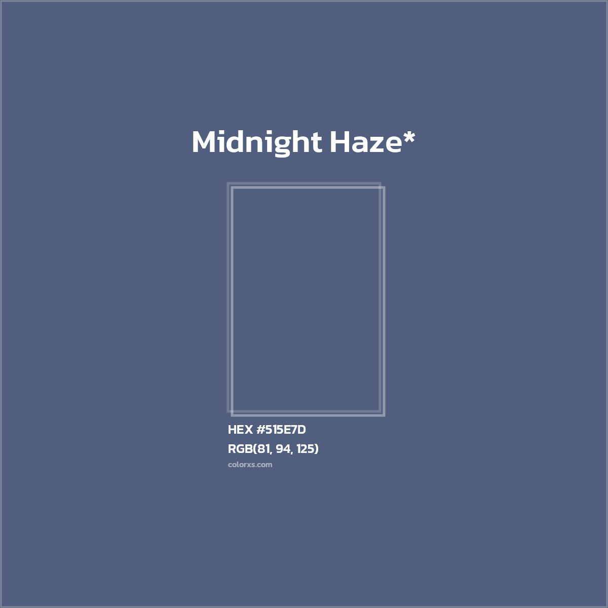 HEX #515E7D Color Name, Color Code, Palettes, Similar Paints, Images