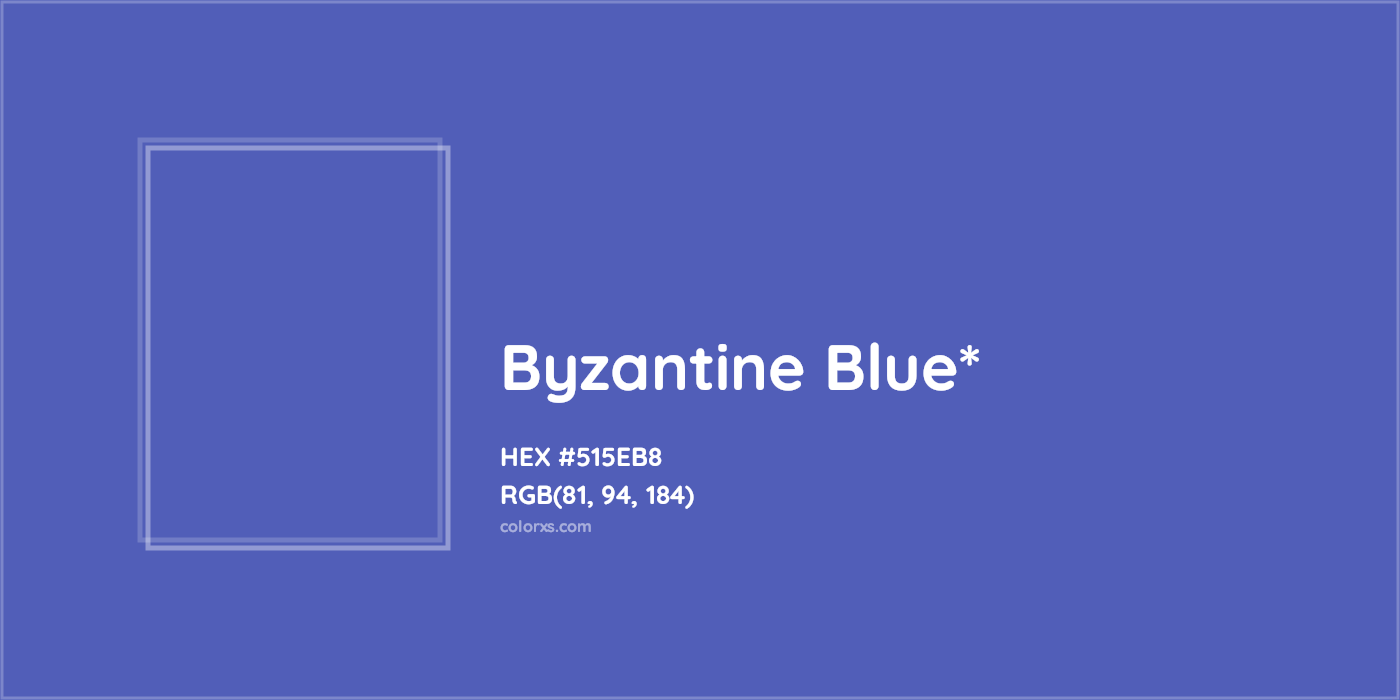 HEX #515EB8 Color Name, Color Code, Palettes, Similar Paints, Images