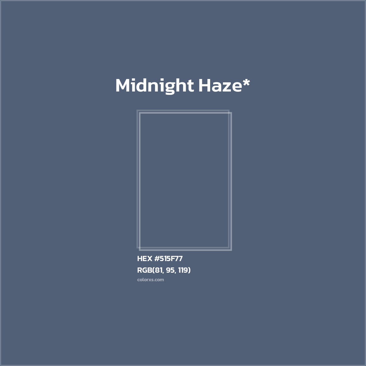 HEX #515F77 Color Name, Color Code, Palettes, Similar Paints, Images