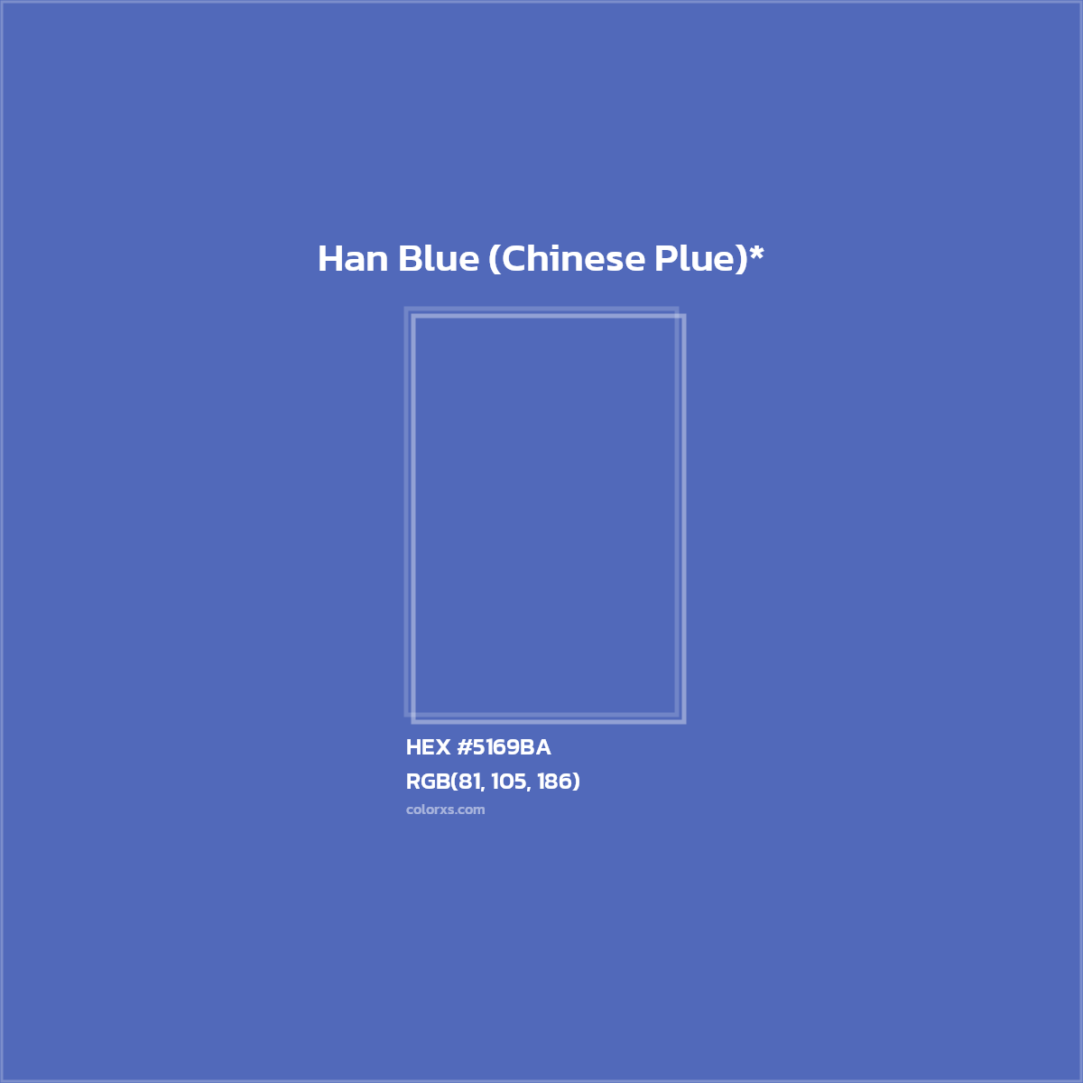 HEX #5169BA Color Name, Color Code, Palettes, Similar Paints, Images