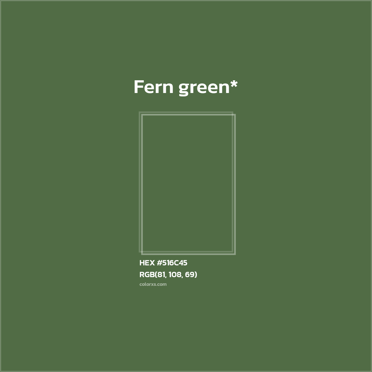 HEX #516C45 Color Name, Color Code, Palettes, Similar Paints, Images